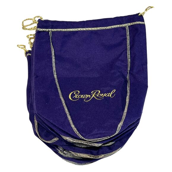Lot of 10 Purple Crown Royal 750ml Drawstring Bags – Craft, Gift, or Gear‎ Ready - Picture 1 of 4